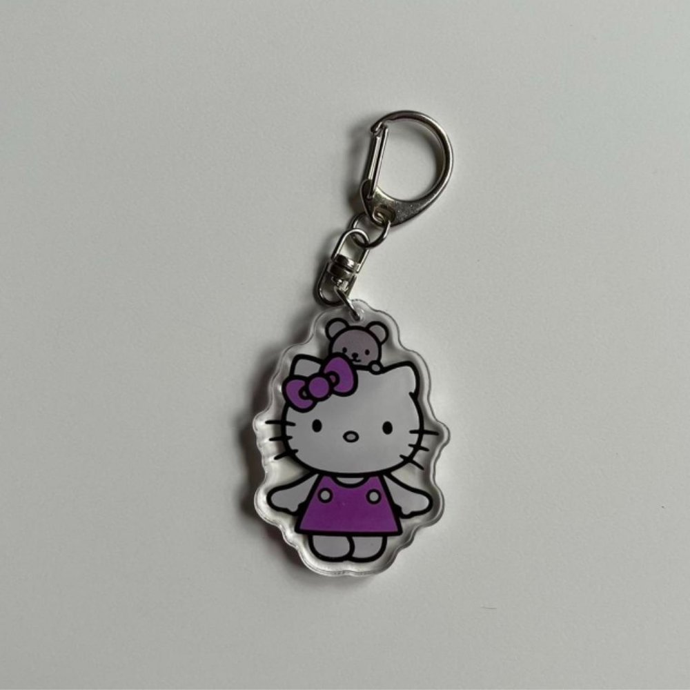 Y2K 2000s super cute Hello Kitty keychain